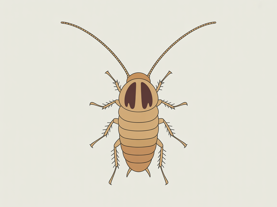 German Cockroach identification photo