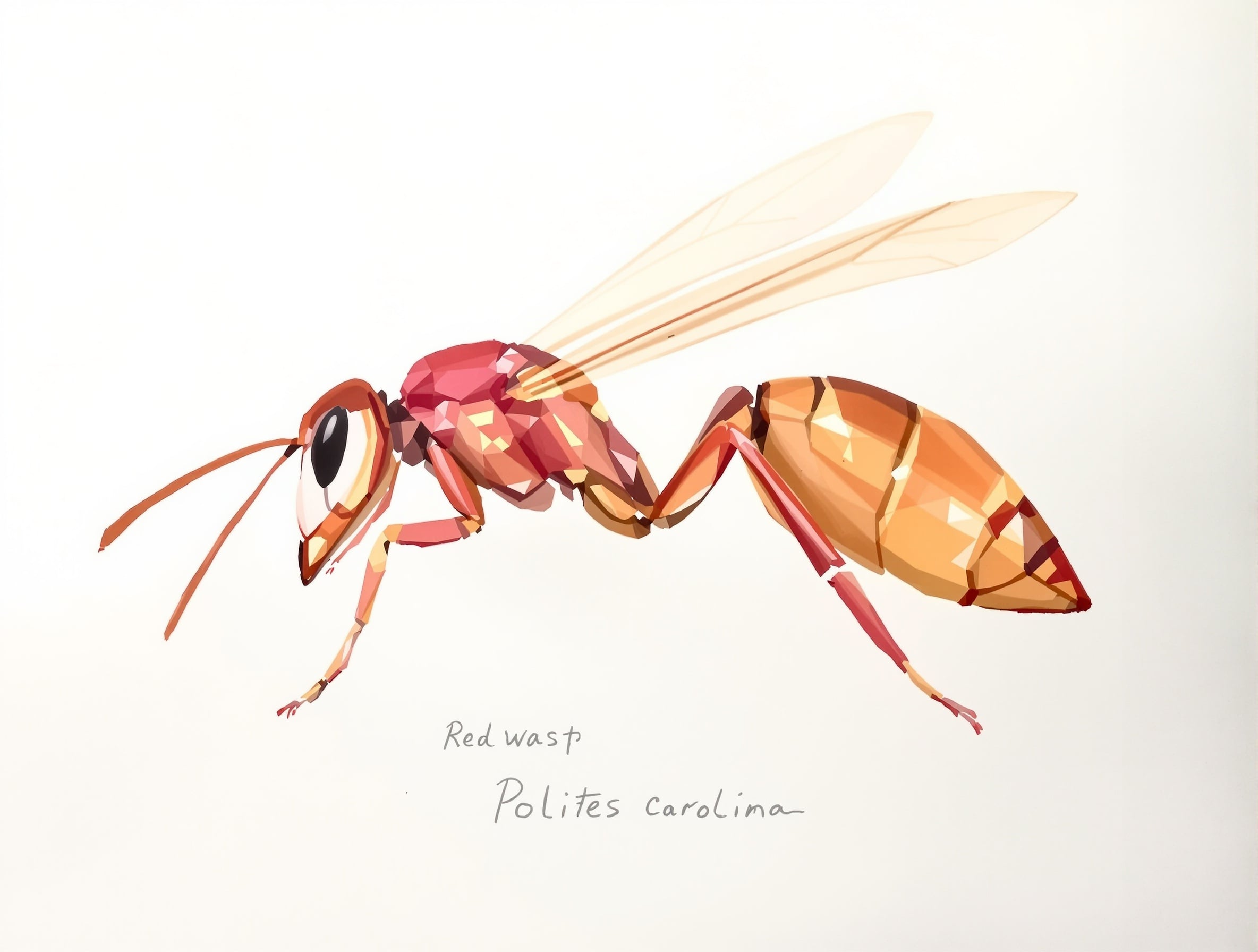 Red Wasp identification photo