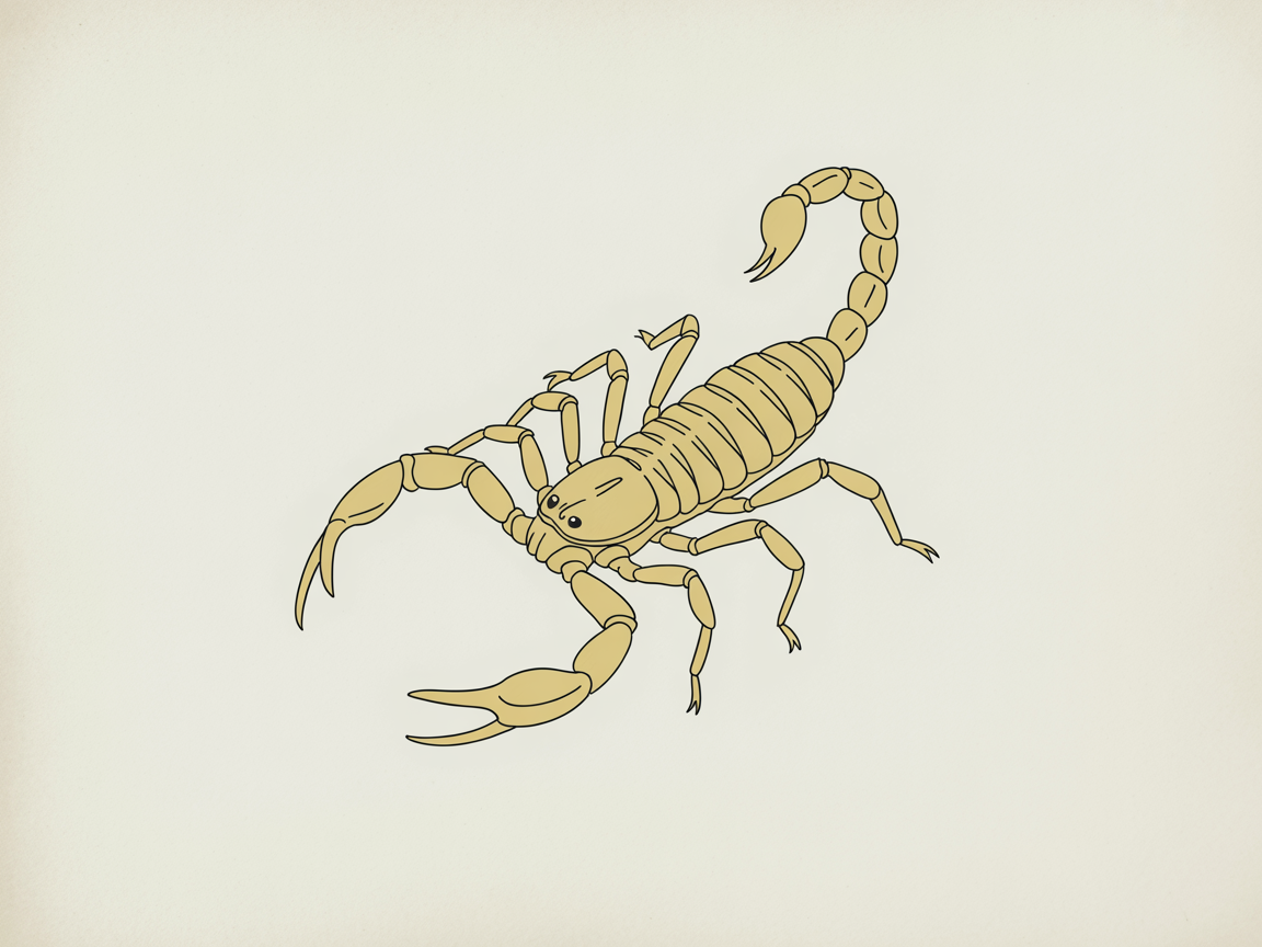 Striped Bark Scorpion identification photo