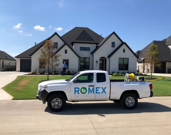Romex Pest Control Truck, Eco and Family Friendly Solutions